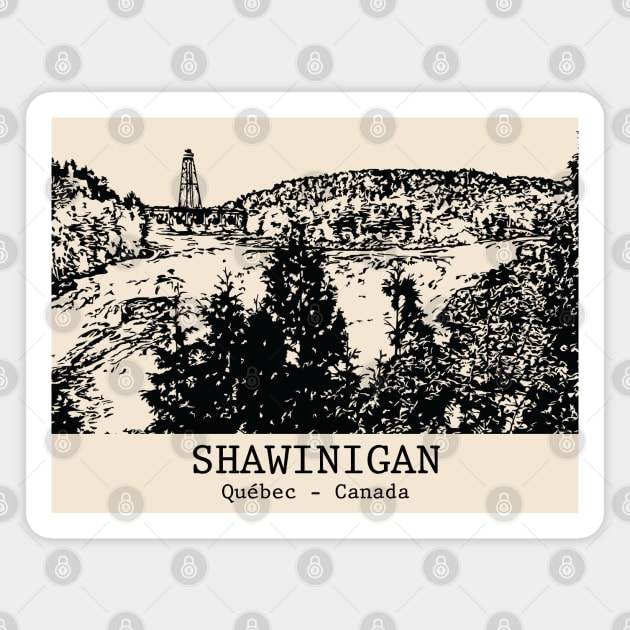 Shawinigan - Québec Magnet by Lakeric